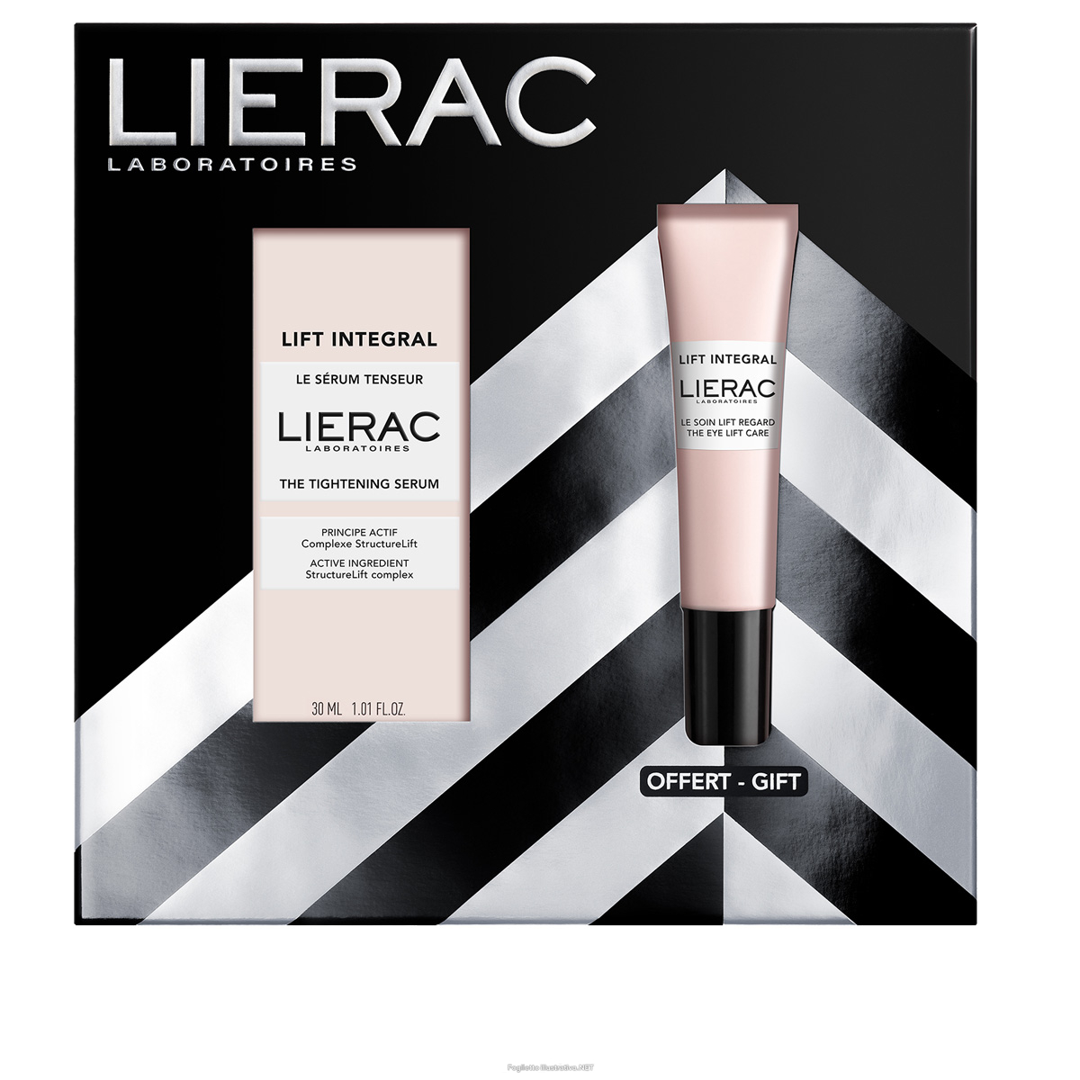 Cerca Offerte di lierac lift integral cofanetto regalo con siero tensore lift integral 30 ml + crema contorno occhi liftante 15 ml e acquista online