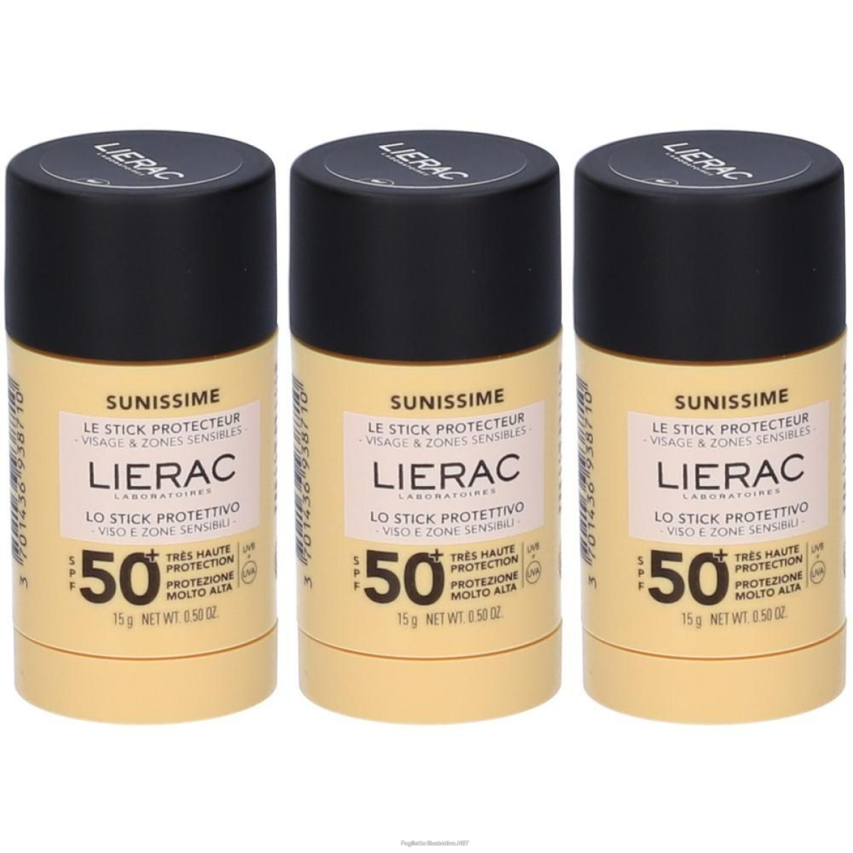 Cerca Offerte di lierac sunissime stick protettivo viso spf 50+ 3x15 g e acquista online