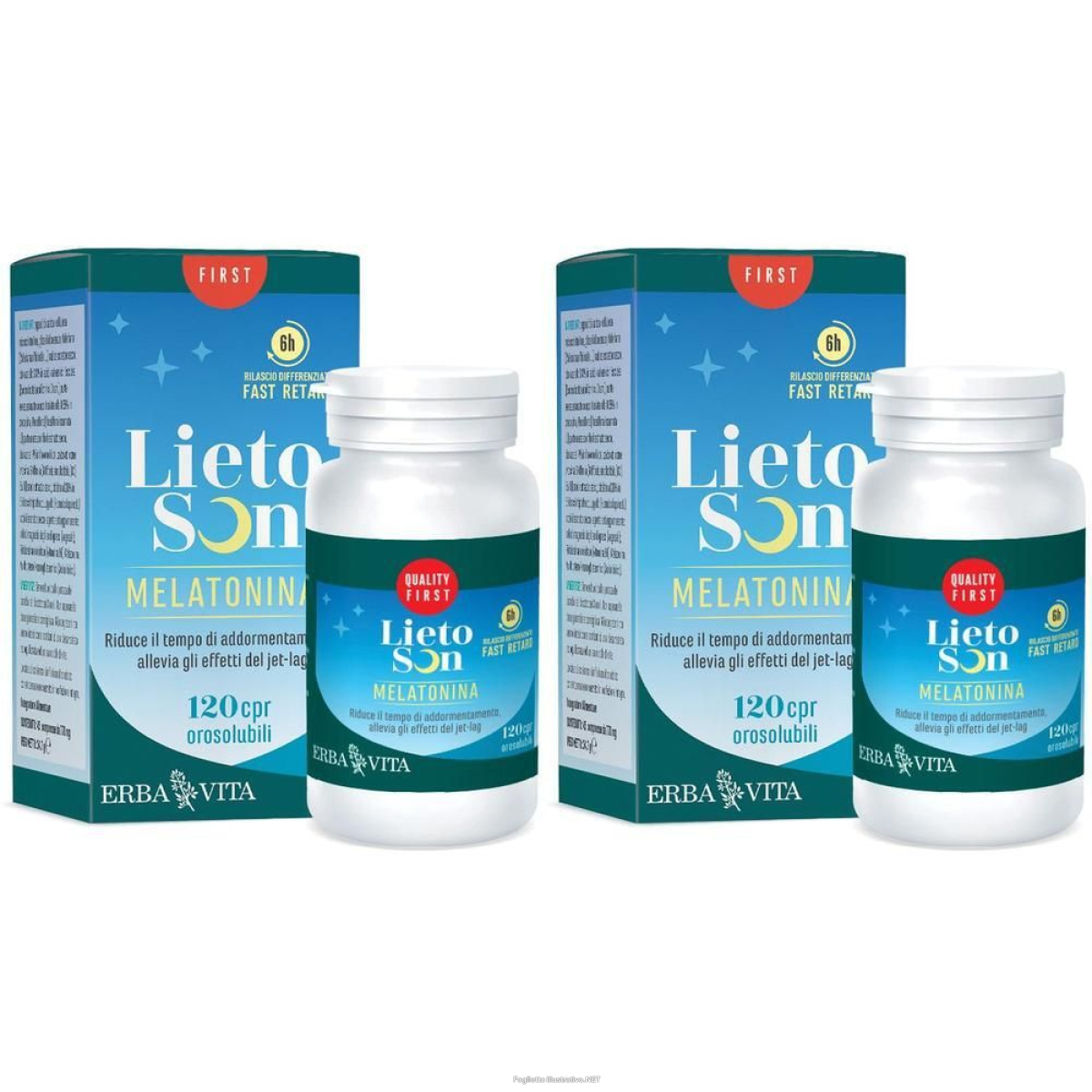 Cerca Offerte di lieto son melatonina 2x24 g compresse e acquista online