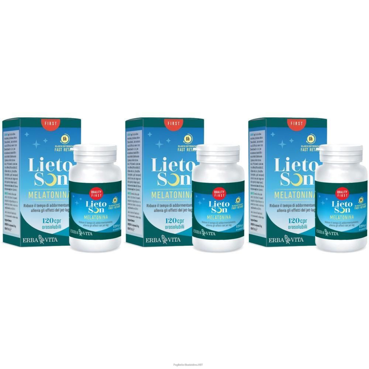 Cerca Offerte di lieto son melatonina 3x24 g compresse e acquista online