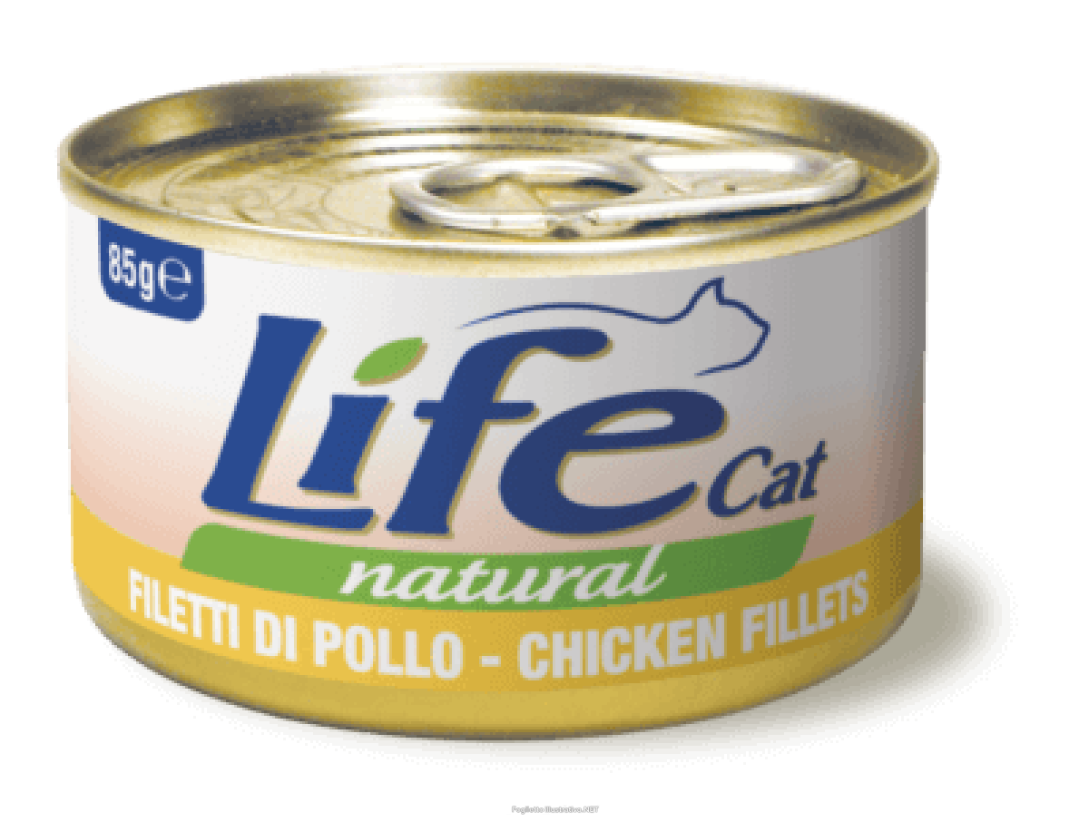Cerca Offerte di life pet care cibo umido filetto di pollo per gatti adulti 85g e acquista online