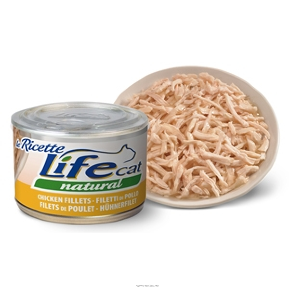 Cerca Offerte di lifepetcare life gatto natural le ricette filetti pollo 150gr (lattina) e acquista online