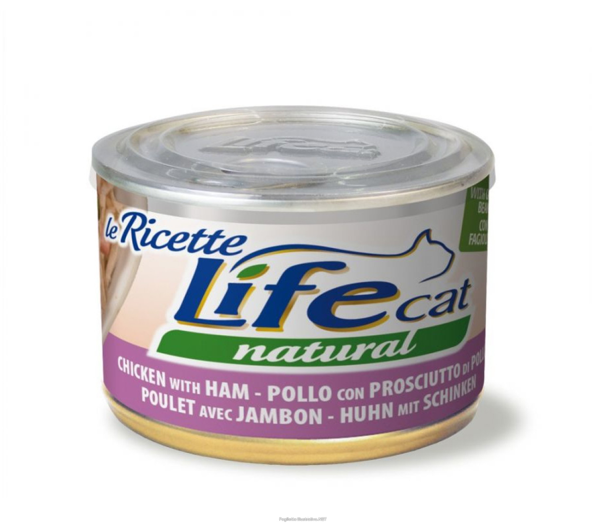 Cerca Offerte di lifepetcare life gatto natural le ricette pollo prosciutto 150gr (lattina) e acquista online