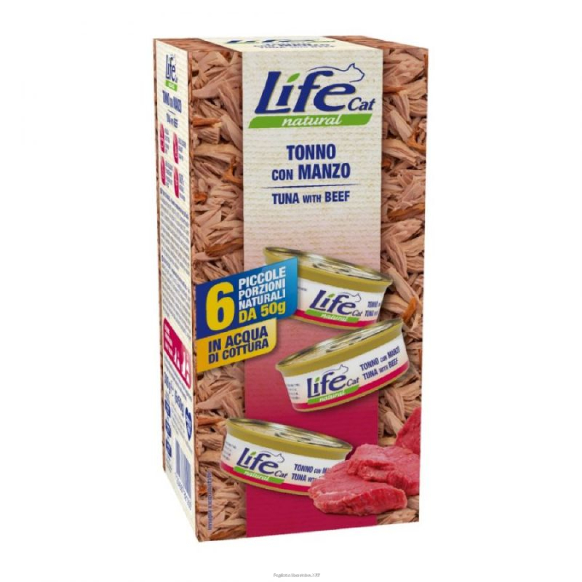Cerca Offerte di lifepetcare life gatto natural tonno manzo 6x50gr (lattina) multipack e acquista online