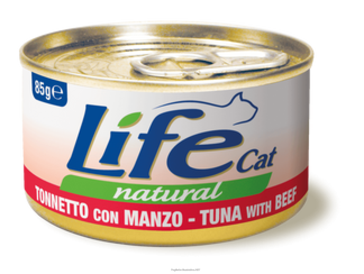 Cerca Offerte di lifepetcare life gatto natural tonno manzo 85gr (lattina) e acquista online