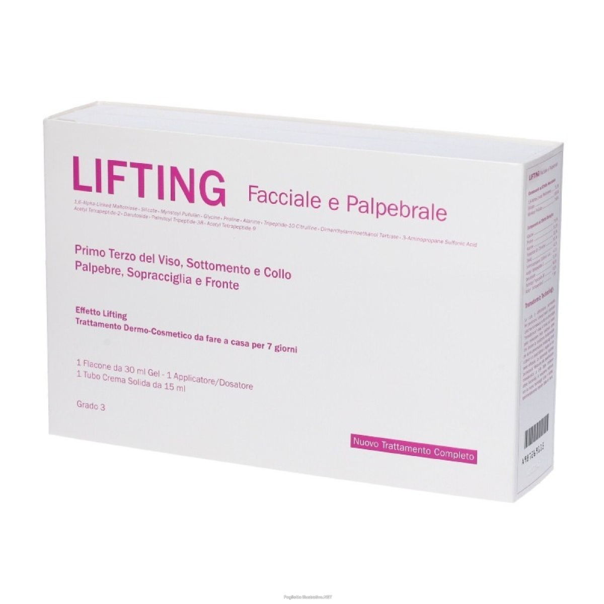 Cerca Offerte di lifting facciale e palpebrale grado 3 trattamento intensivo 7 giorni serum 30 ml + crema 15 ml e acquista online