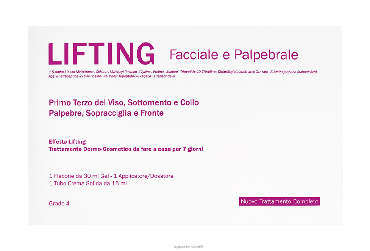 Cerca Offerte di lifting facciale e palpebrale grado 4 trattamento intensivo 7 giorni serum 30 ml + crema 15 ml e acquista online