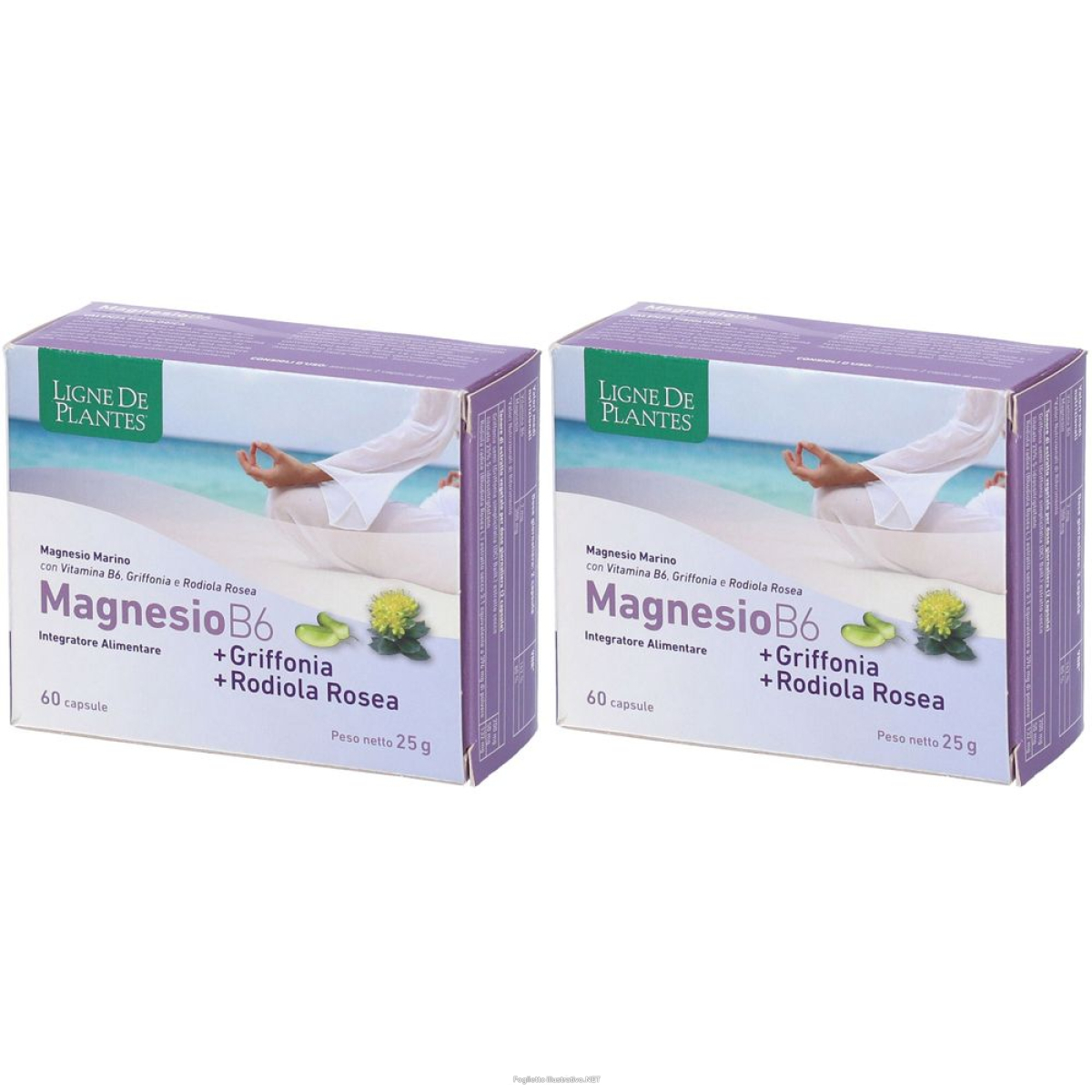 Cerca Offerte di ligne de plantes magnesio b6 + griffonia rodiola rosea set da 2 2x25 e acquista online