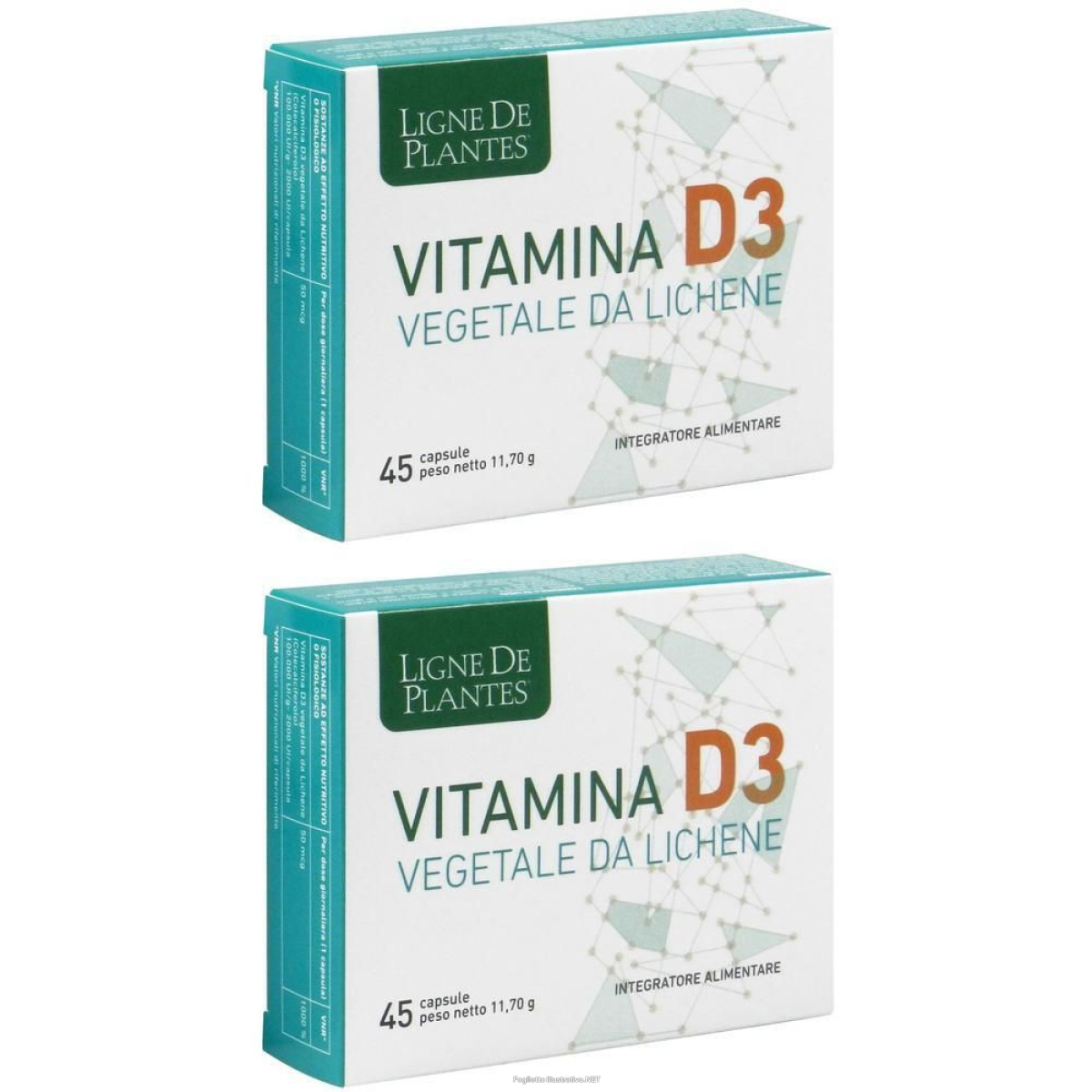 Cerca Offerte di ligne de plantes vitamina d3 vegetale 45 capsule 2x11,7 g e acquista online