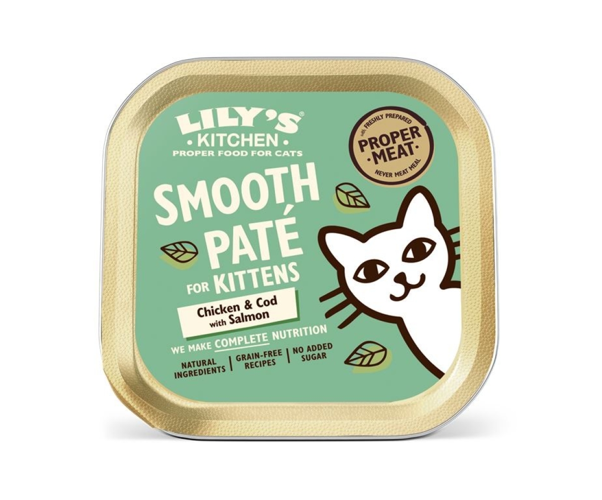 Cerca Offerte di Lily's kitchen smooth patè pollo merluzzo - alimento completo per gattini 85 gr e acquista online