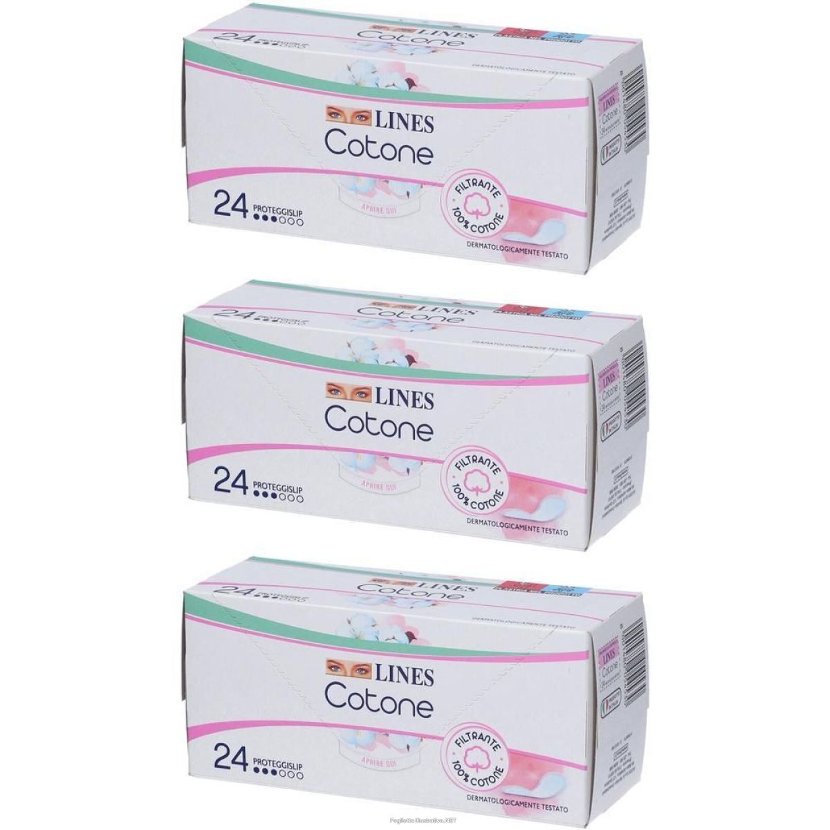 Cerca Offerte di lines cotone proteggislip distesi 3x1 st e acquista online
