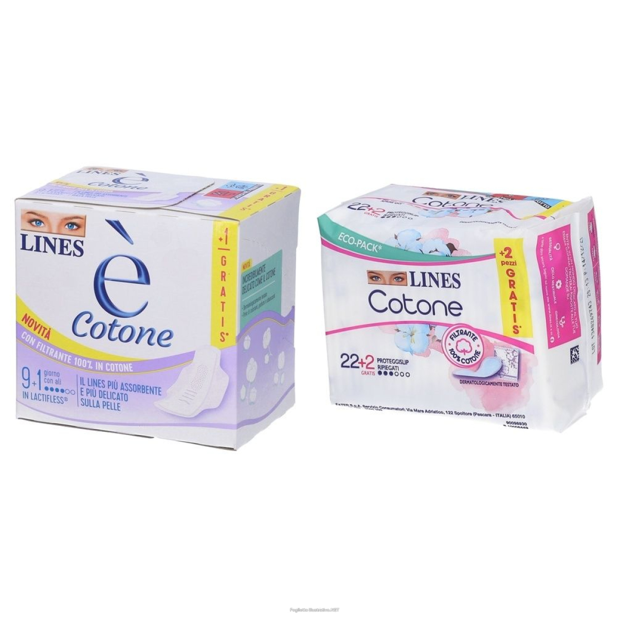 Cerca Offerte di lines e' cotone ali assorbente esterno + proteggislip rip e acquista online