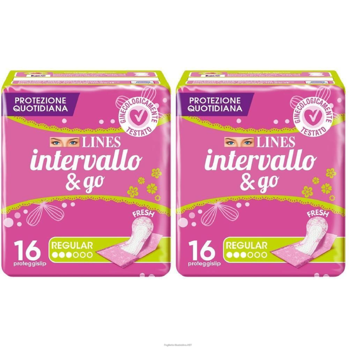 Cerca Offerte di lines intervallo & go fresh 2x16 pz assorbenti e acquista online