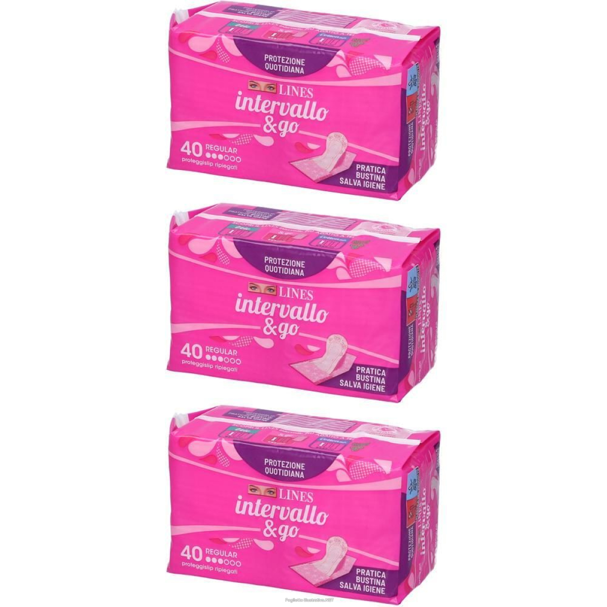 Cerca Offerte di lines intervallo proteggislip ripiegati 3x40 pz assorbenti e acquista online