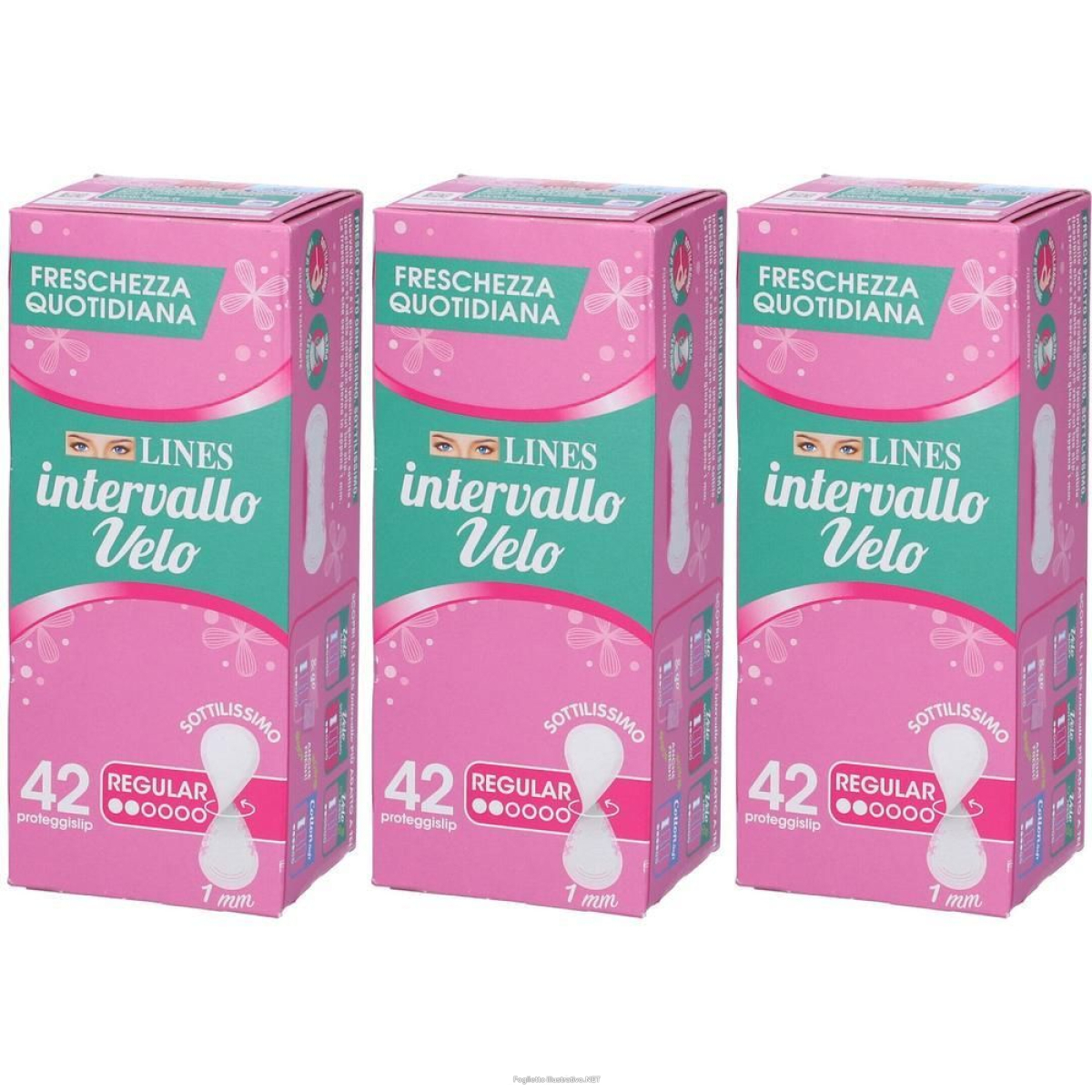 Cerca Offerte di lines intervallo velo slip 42 pz assorbenti e acquista online