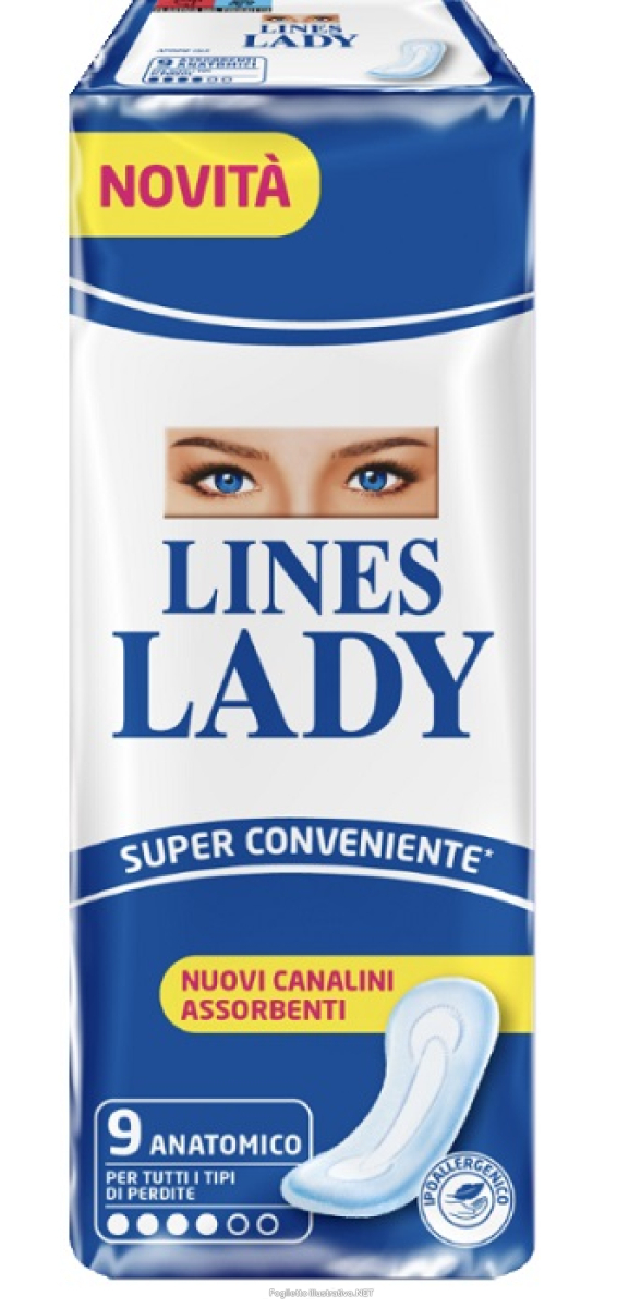 Cerca Offerte di lines lady - 9 assorbenti anatomici per tutti i tipi di perdite e acquista online