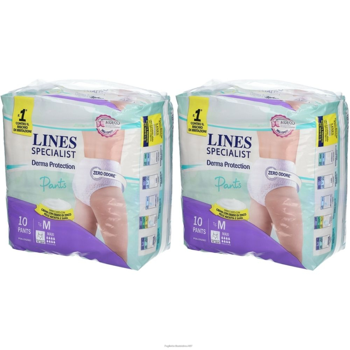 Cerca Offerte di lines specialist derma protection pants m maxi set da 2 2x10 pz pannol e acquista online