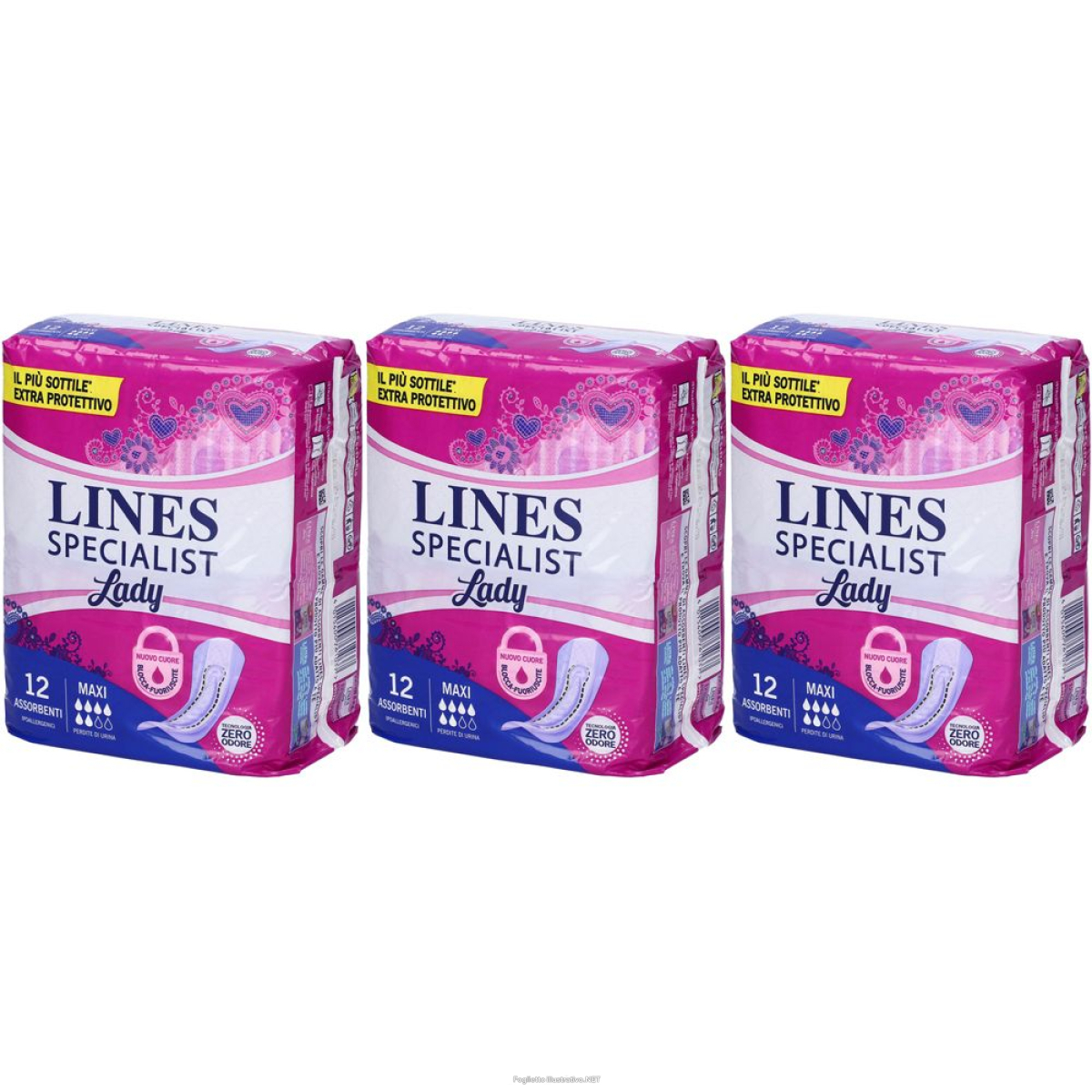 Cerca Offerte di lines specialist maxi set da 3 3x12 pz assorbenti e acquista online
