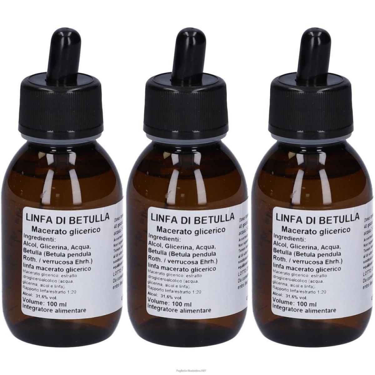 Cerca Offerte di linfa di betulla macerato glicerico 10% gocce 100ml 3x100 ml e acquista online