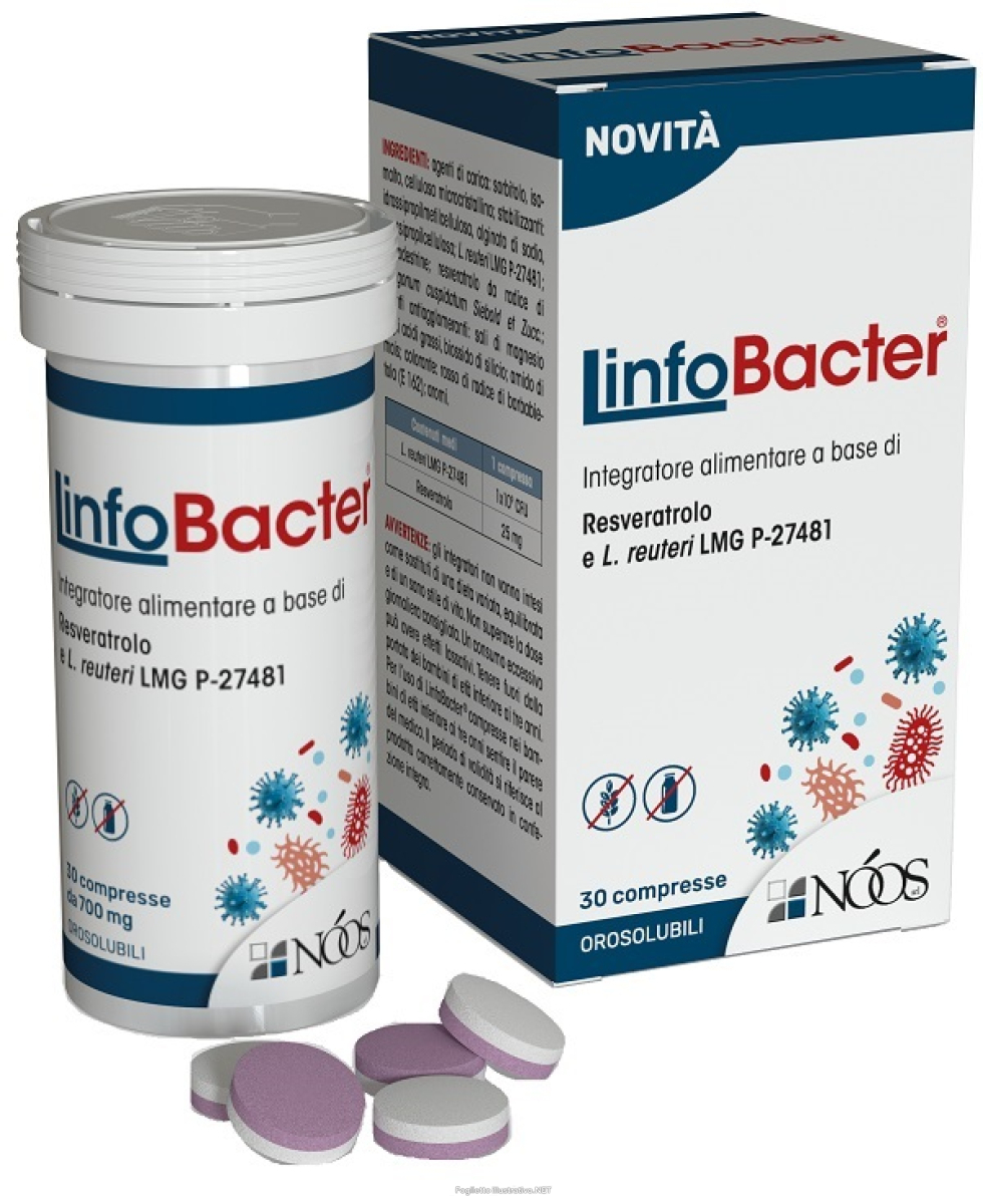 Cerca Offerte di linfobacter 30 compresse integratore per l'equilibrio della flora batterica e fluidità delle secrezioni bronchiali e acquista online