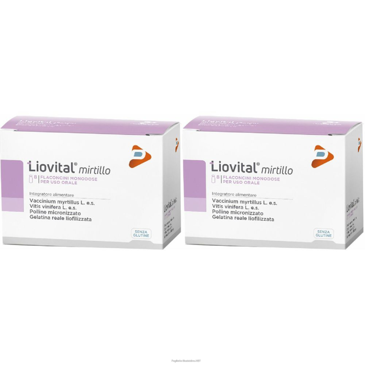 Cerca Offerte di liovital® mirtillo set da 2 2x8x10 ml flaconcini bevibili e acquista online