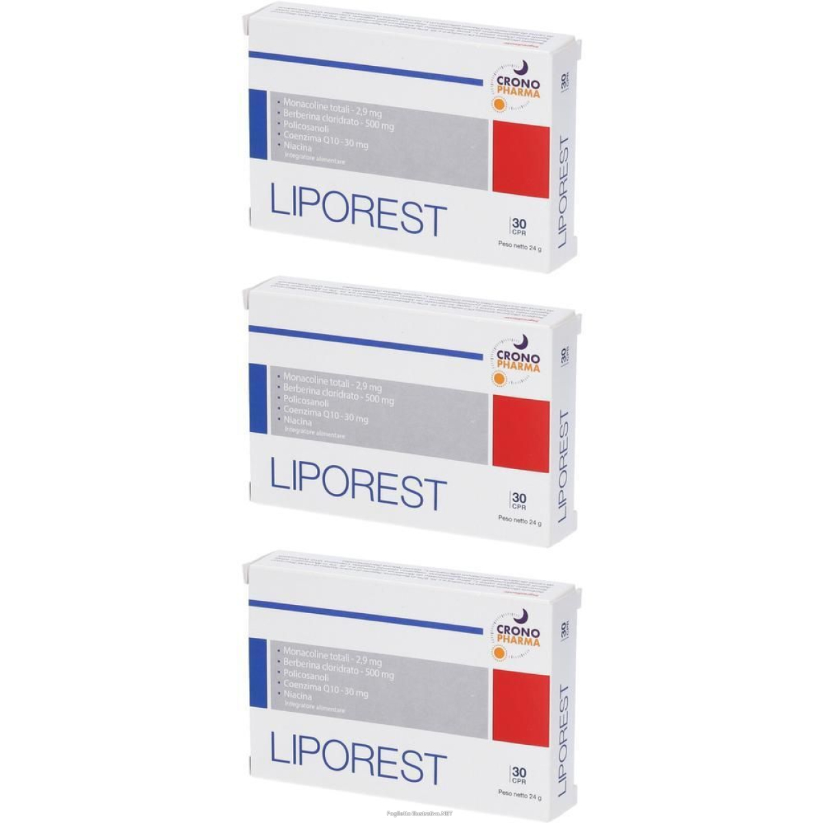 Cerca Offerte di liporest 30 compresse 3x24 g e acquista online