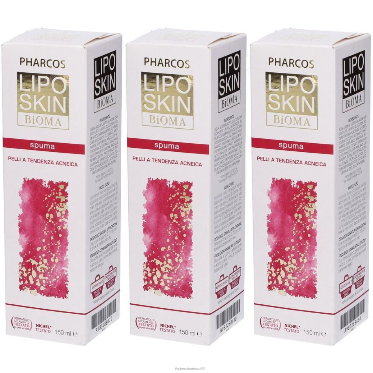 Cerca Offerte di liposkin bioma pharcos spuma 150 ml 3x150 ml e acquista online