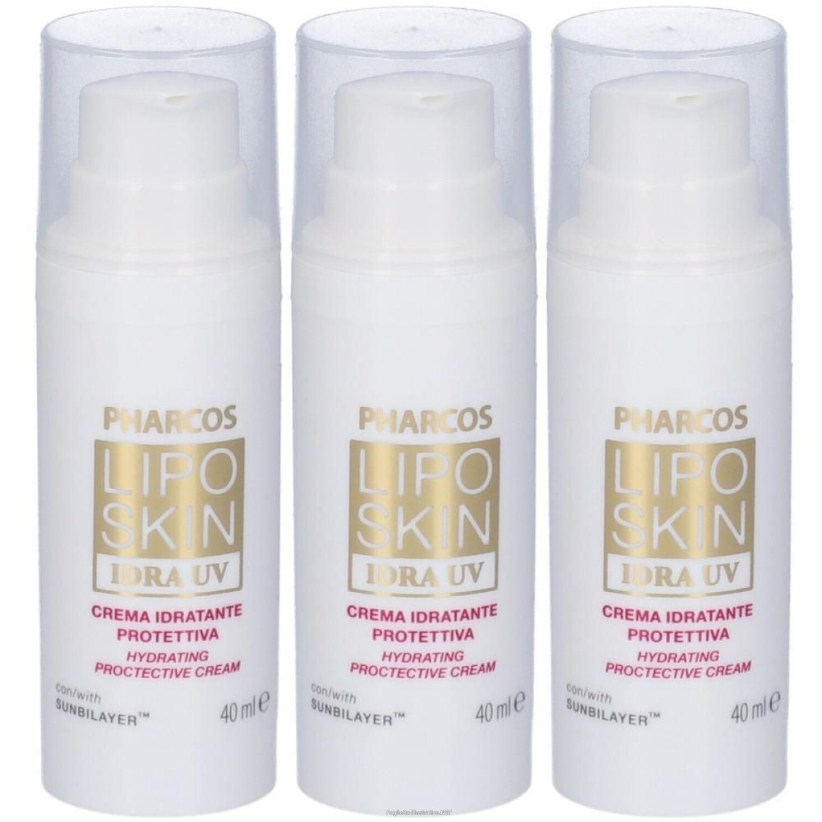 Cerca Offerte di liposkin idra uv pharcos 40 ml 3x40 ml e acquista online