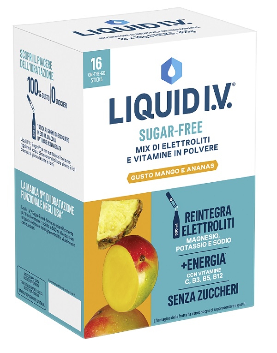 Cerca Offerte di Liquid i.v. sugar free mango e ananas 16 stick. e acquista online