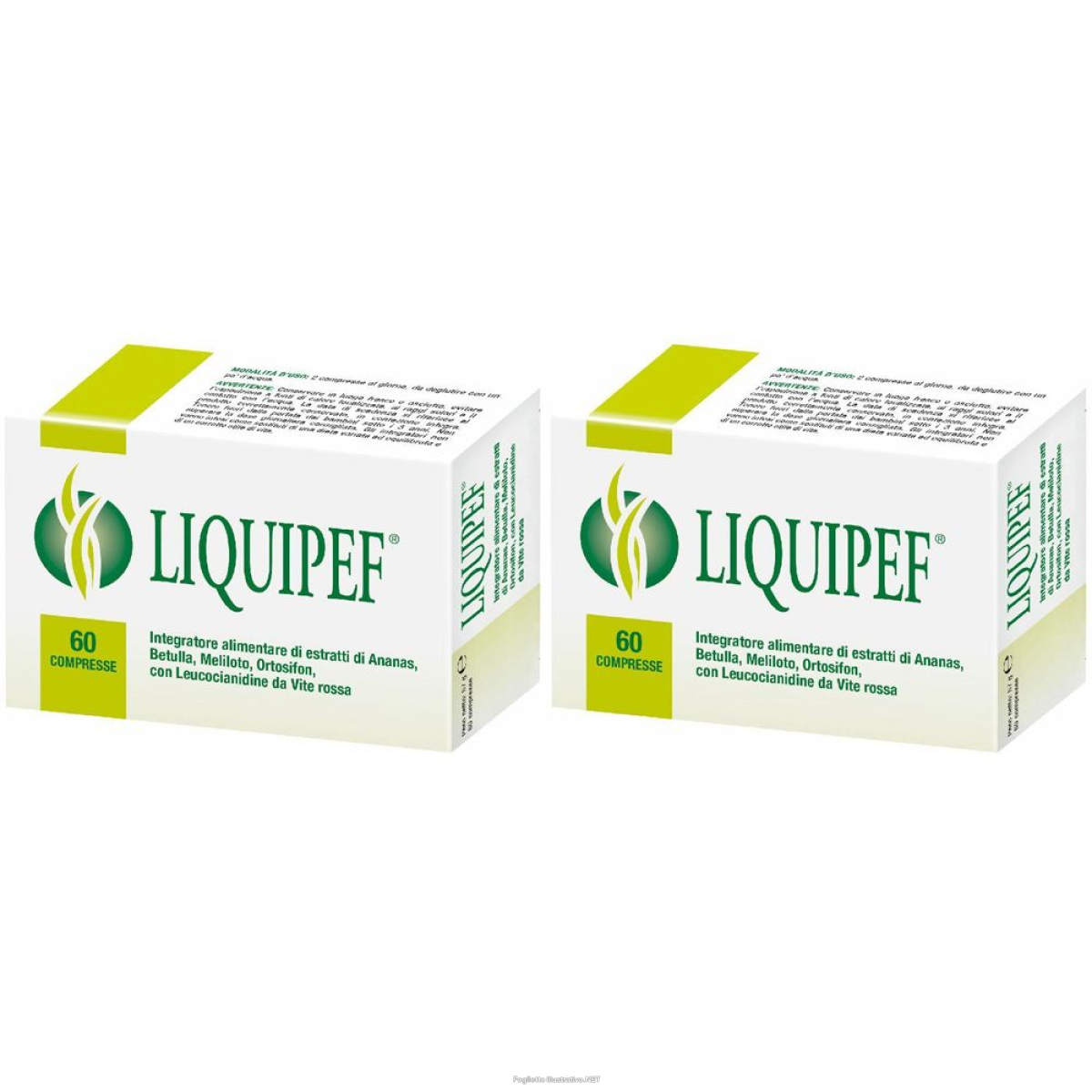 Cerca Offerte di liquipef® set da 2 2x60 pz compresse e acquista online