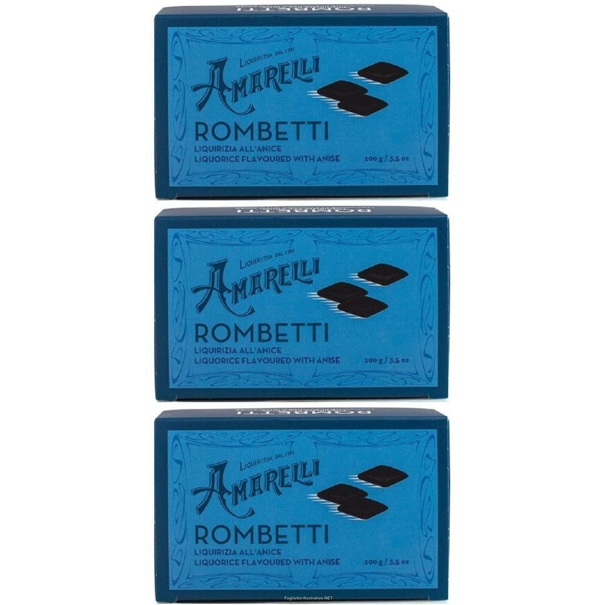 Cerca Offerte di liquirizia blu rombet 100 g scatoletta 3x100 g caramelle e acquista online
