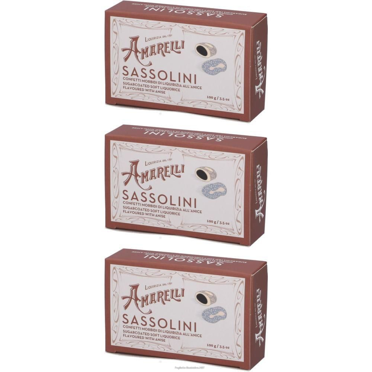Cerca Offerte di liquirizia scatola pesca 100 g 3x100 g caramelle e acquista online