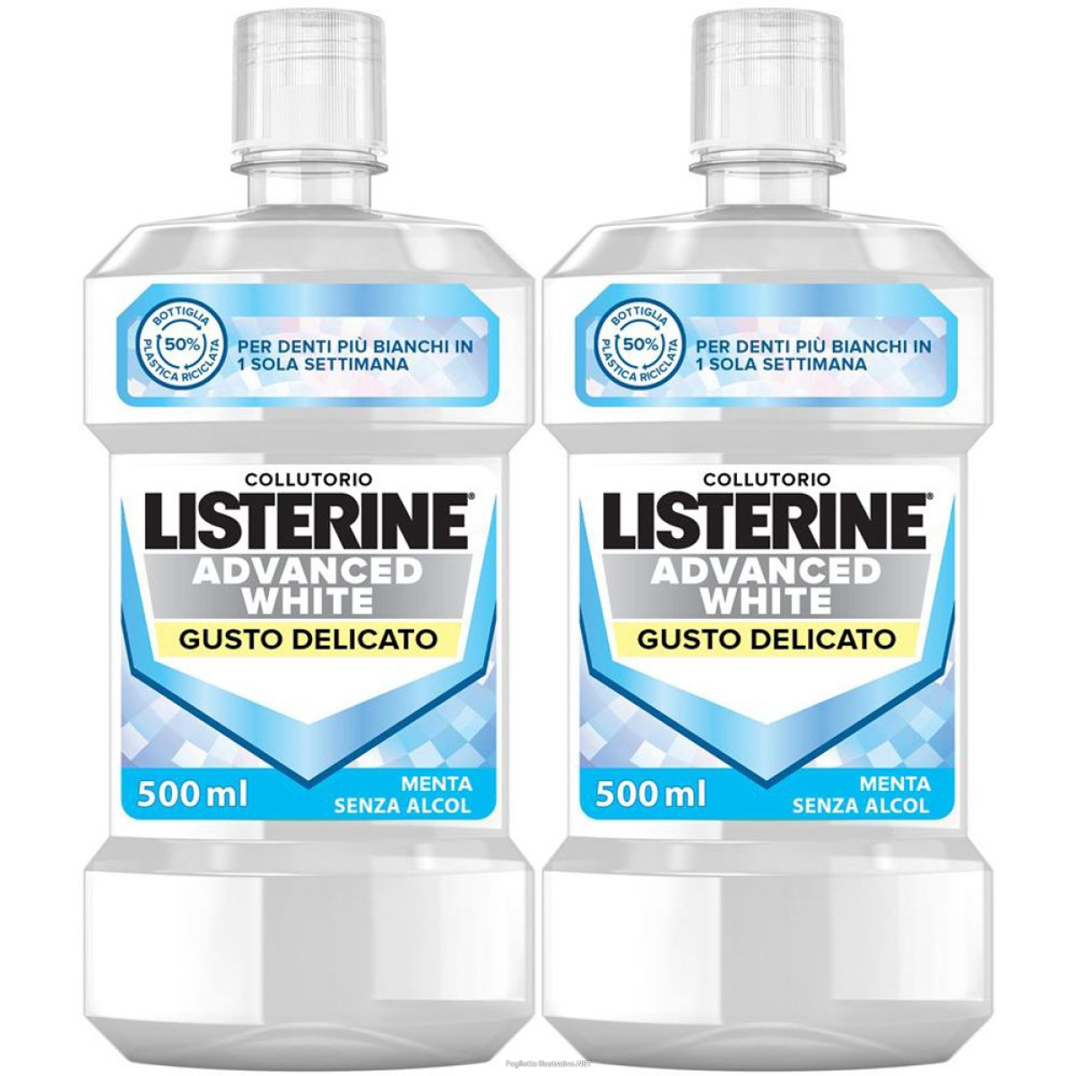 Cerca Offerte di listerine® advanced white gusto delicato set da 2 2x500 ml collutorio e acquista online