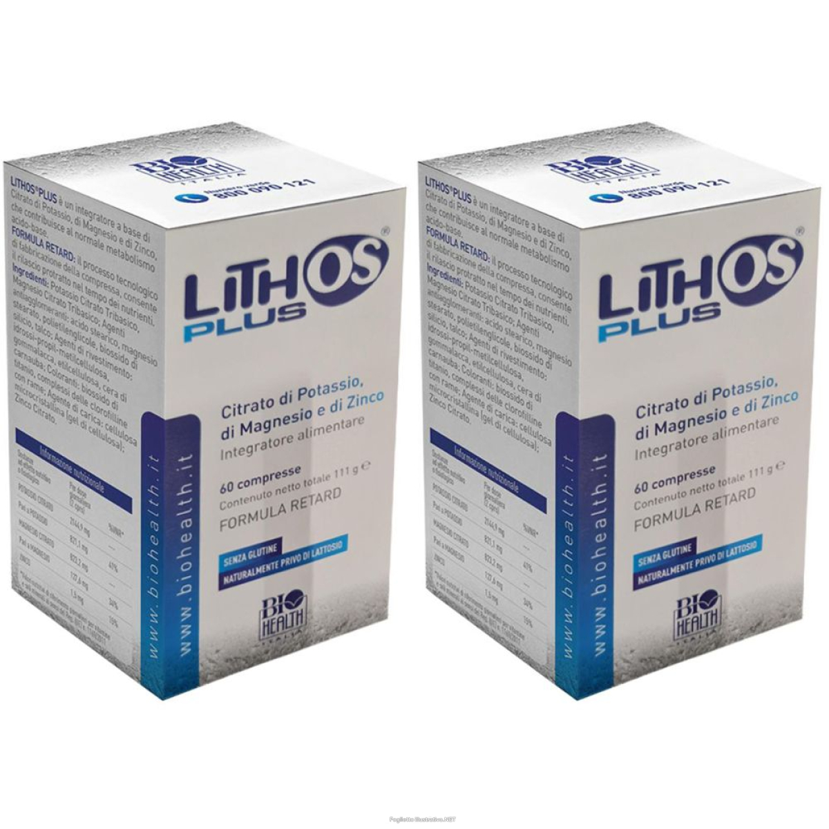 Cerca Offerte di lithos® plus set da 2 2x60 pz compresse e acquista online
