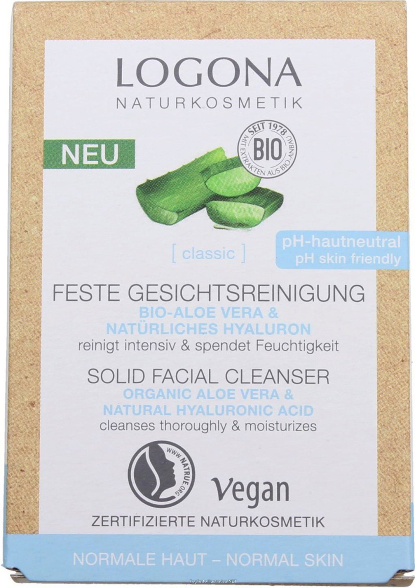 Cerca Offerte di logona classic detergente viso solido ?aloe vera bio e acido ialuronico naturale - 60 g e acquista online