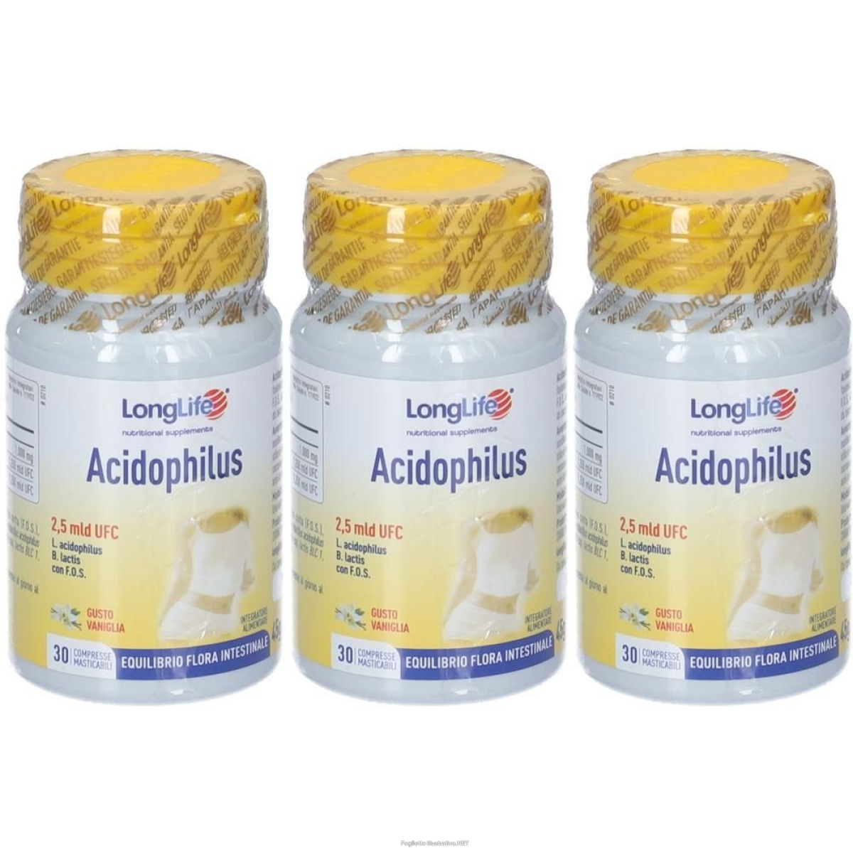 Cerca Offerte di longlife acidophilus compresse masticabili 3x45 g masticabil e acquista online