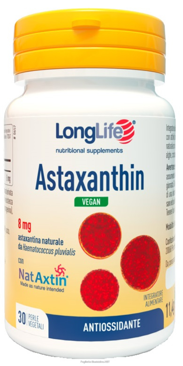 Cerca Offerte di longlife astaxanthin vegan 8 mg 30 perle vegetali senza glutine e acquista online