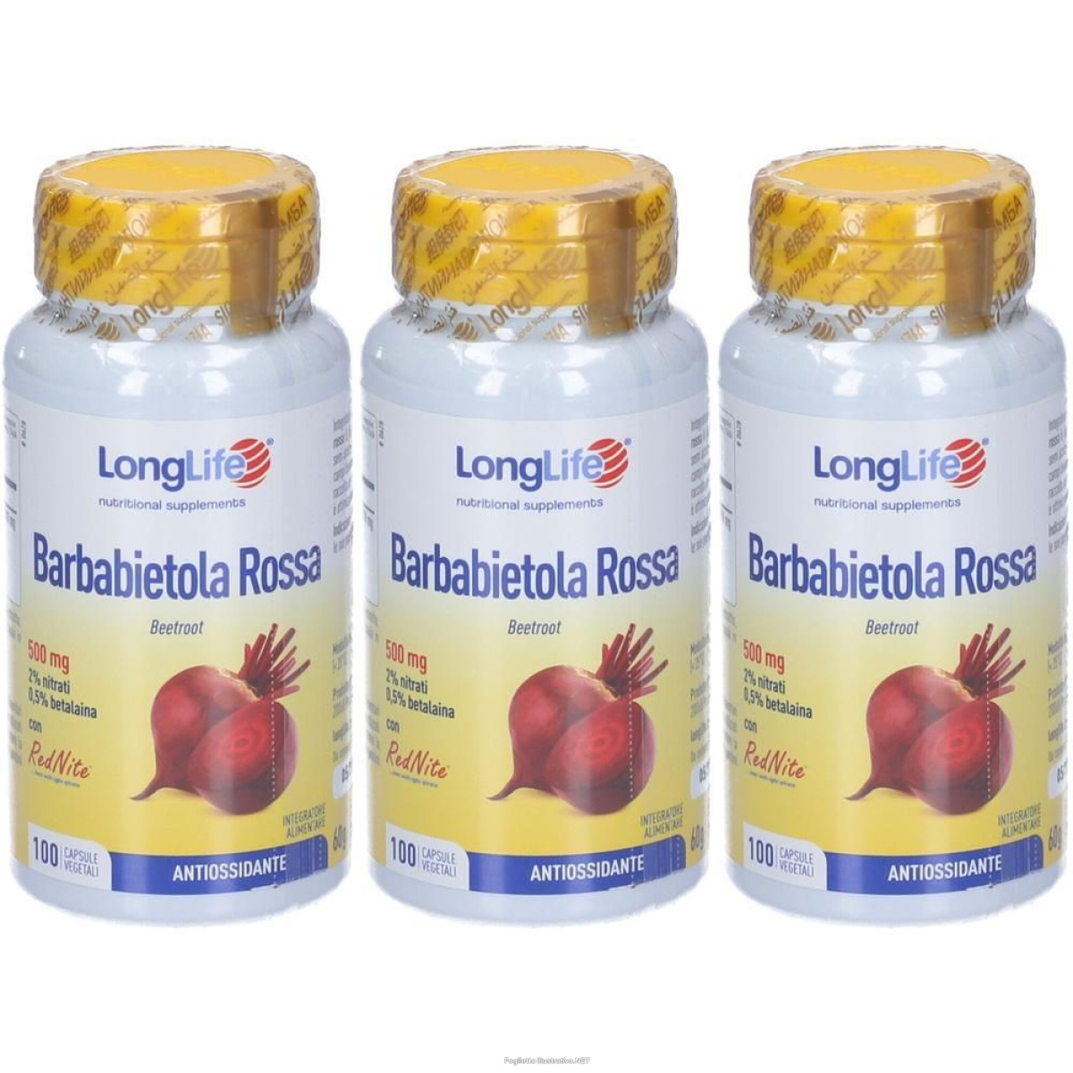 Cerca Offerte di longlife barbabietola rossa capsule 3x60 g e acquista online