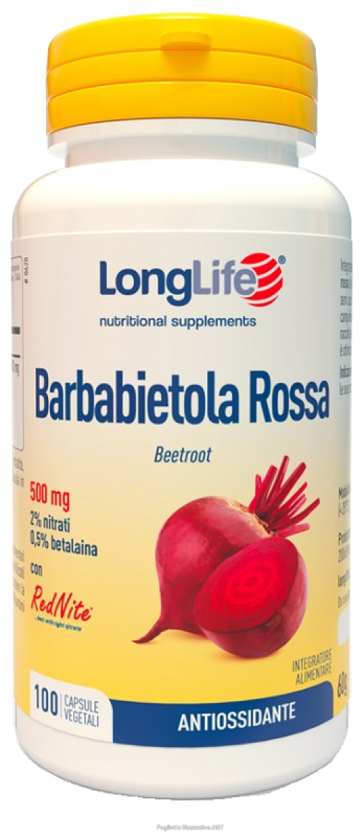 Cerca Offerte di longlife barbabietola rossa integratore antiossidante 100 capsule e acquista online