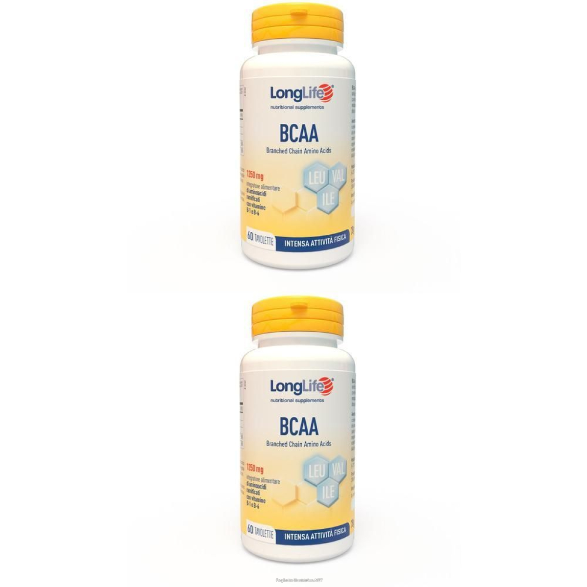 Cerca Offerte di longlife bcaa 1250mg tavolette 2x60 pz compresse masticabili e acquista online
