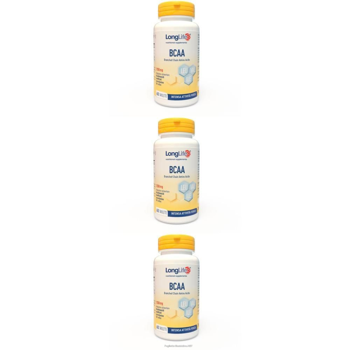 Cerca Offerte di longlife bcaa 1250mg tavolette 3x60 pz compresse masticabili e acquista online