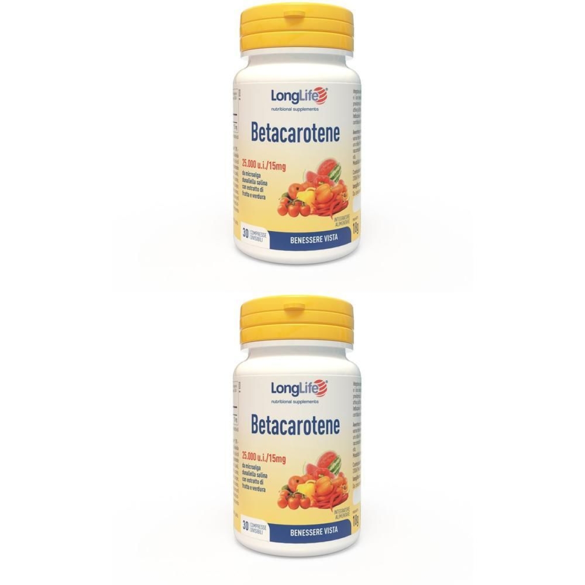 Cerca Offerte di longlife® betacarotene 25.000 2x18 g compresse e acquista online