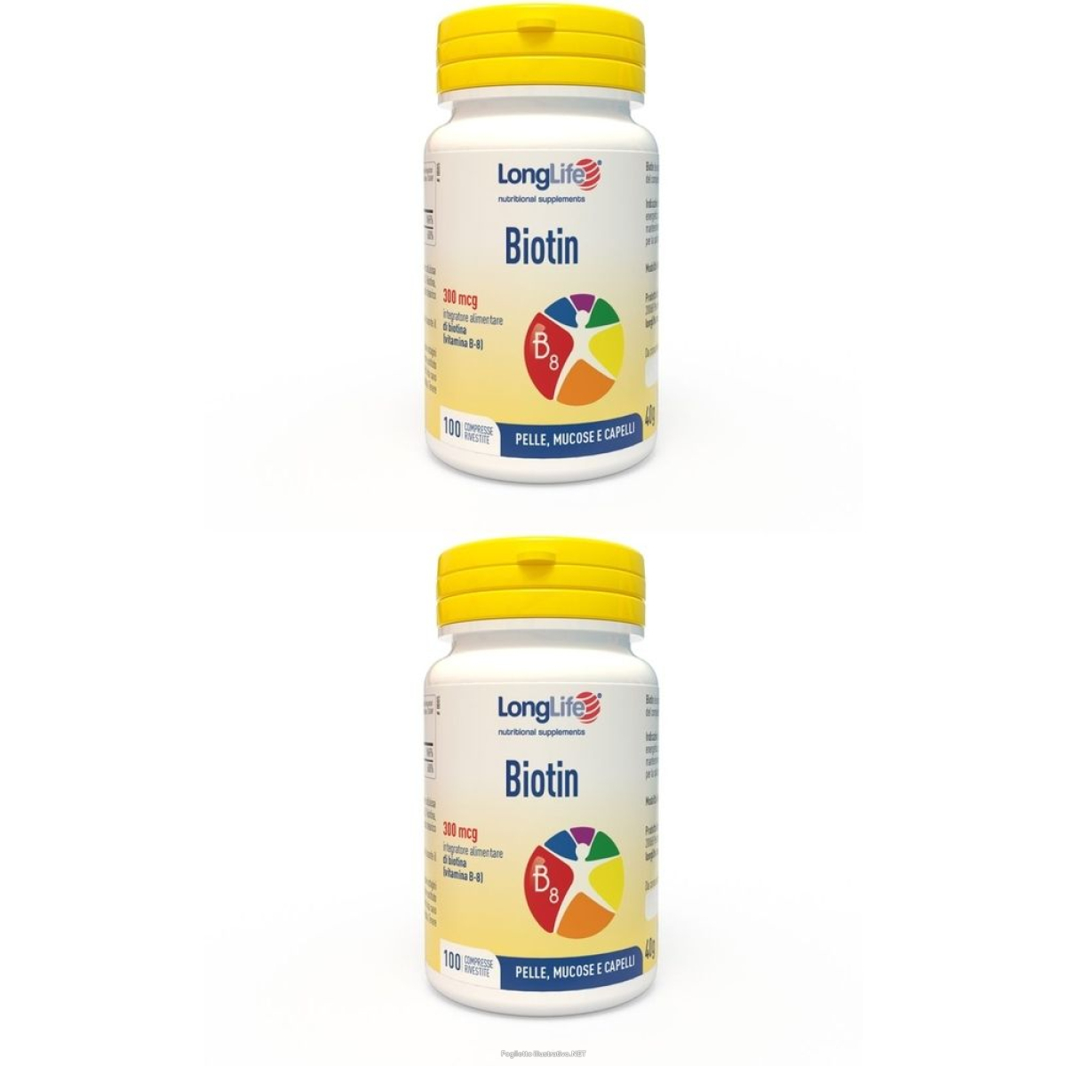 Cerca Offerte di longlife® biotin 300 mcg set da 2 2x40 g compresse e acquista online