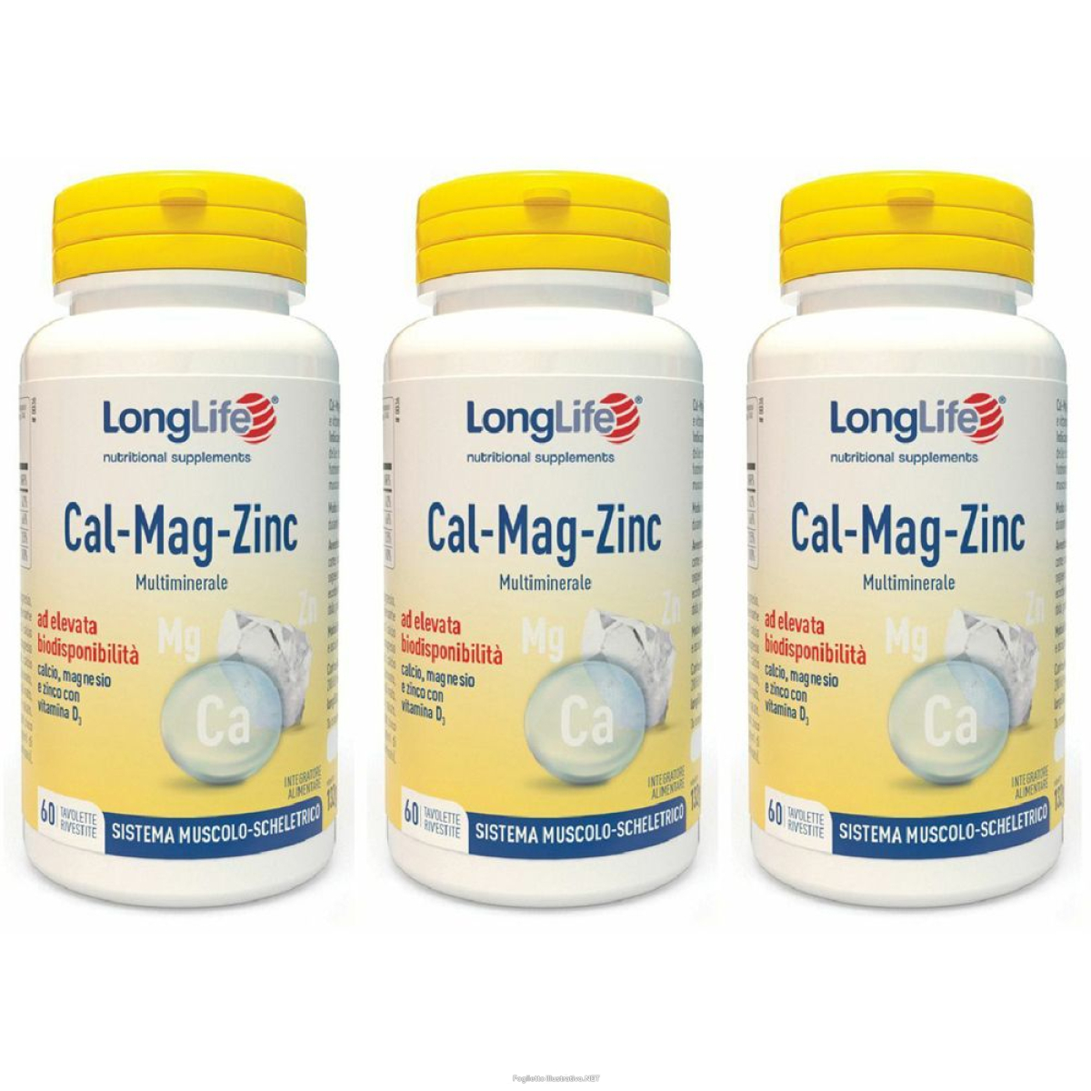 Cerca Offerte di longlife® cal-mag-zinc set da 3 3x60 pz compresse e acquista online