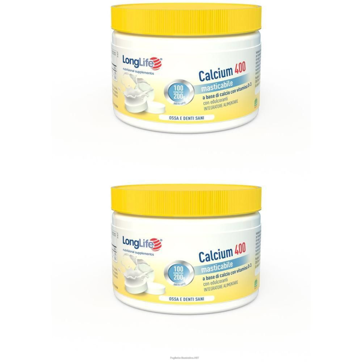 Cerca Offerte di longlife calcium 400 aroma latte compresse masticabili 2x100 pz compre e acquista online