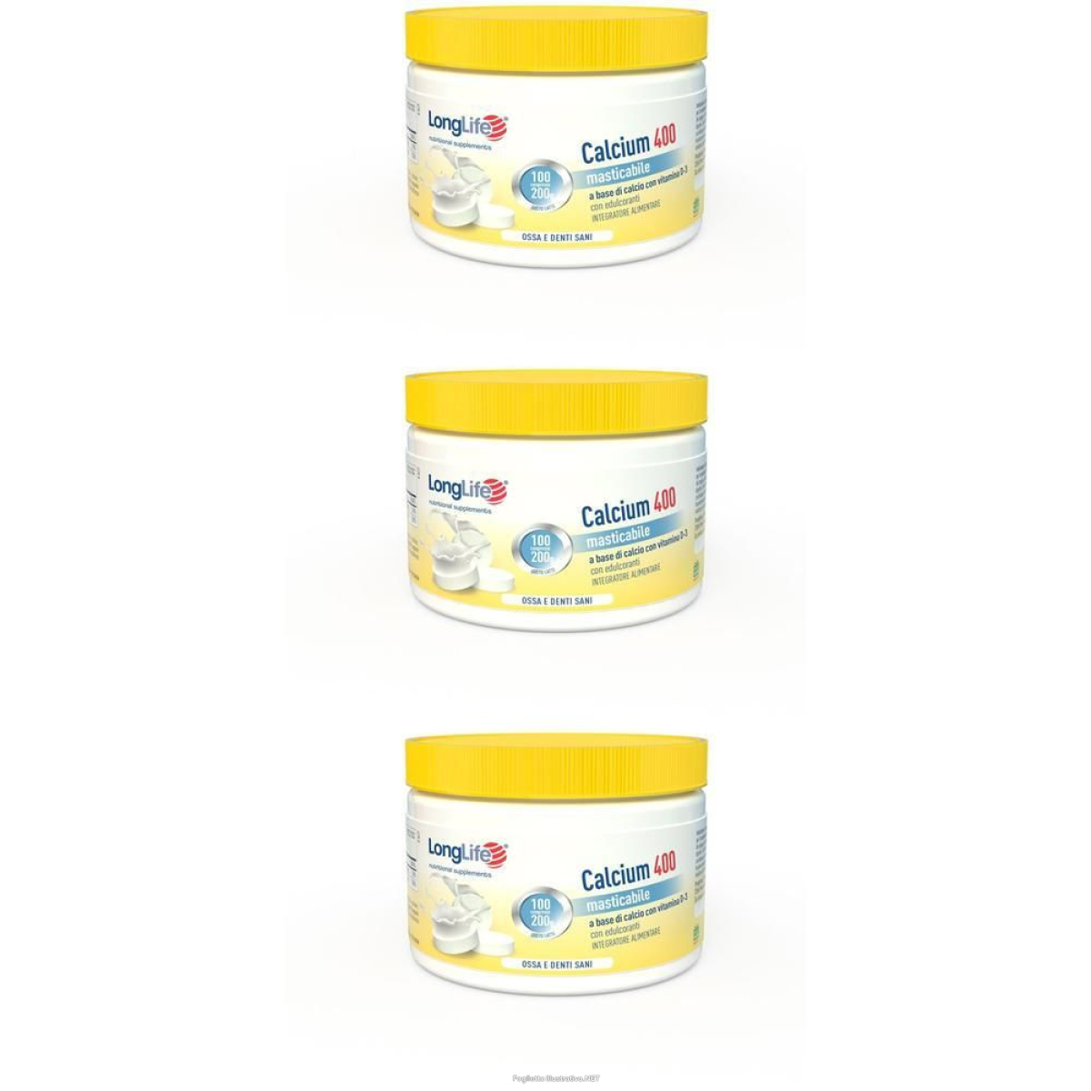 Cerca Offerte di longlife calcium 400 aroma latte compresse masticabili 3x100 pz compre e acquista online