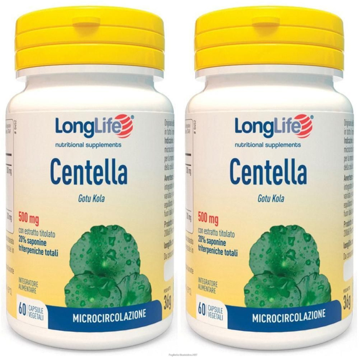 Cerca Offerte di longlife centella 20% 60 capsule 2x36 g e acquista online