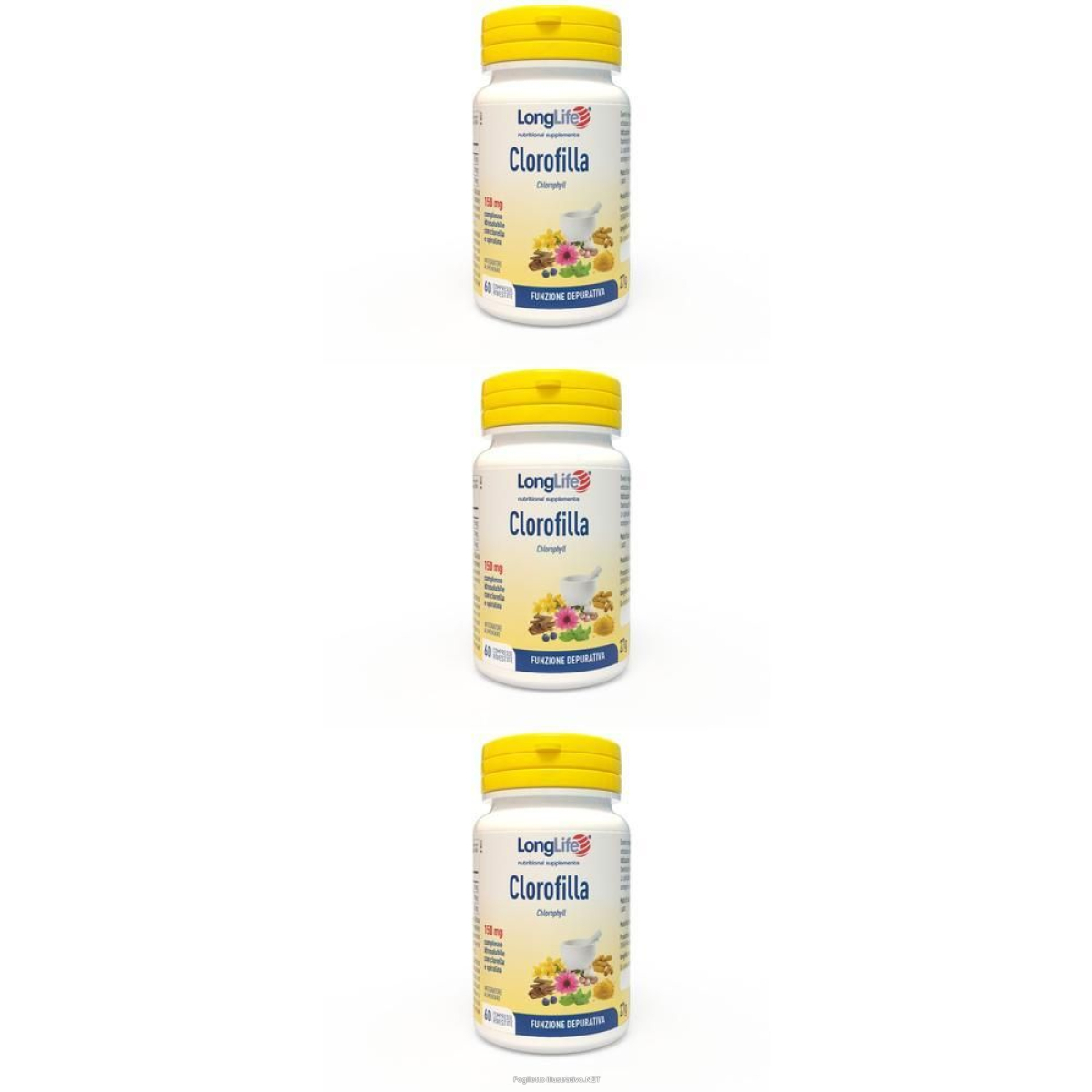Cerca Offerte di longlife clorofilla 60 compresse 3x60 pz rivestite con film e acquista online
