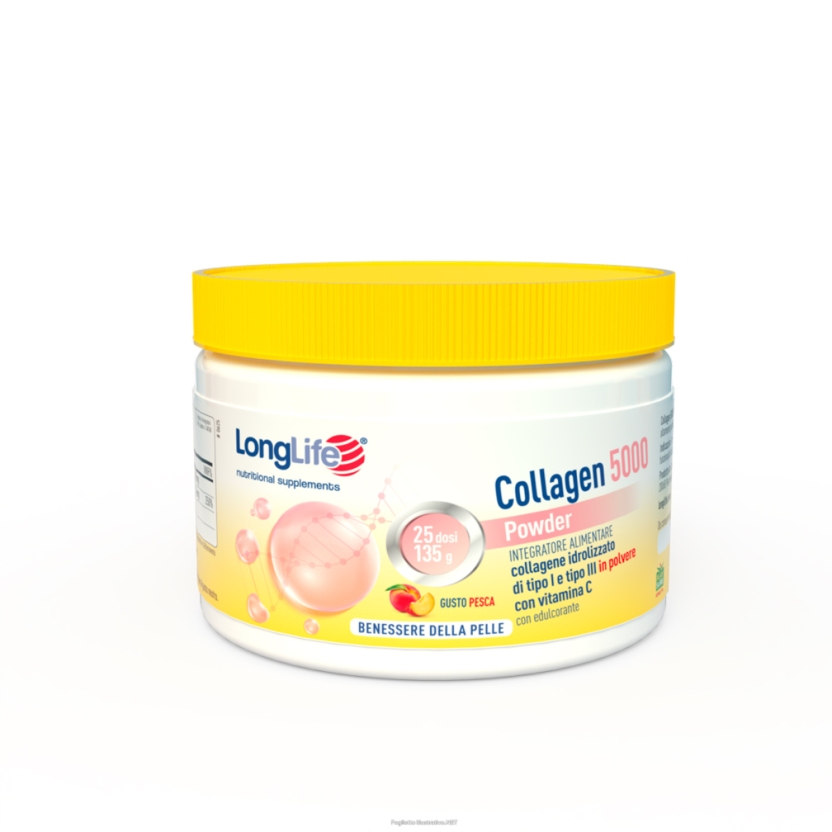 Cerca Offerte di longlife collagen 5000 polvere gusto pesca 135 g per soluzione e acquista online
