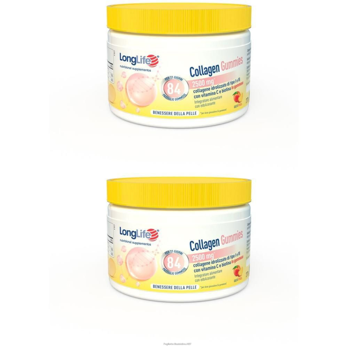 Cerca Offerte di longlife collagen gummies gusto pesca 2x277 g caramelle e acquista online